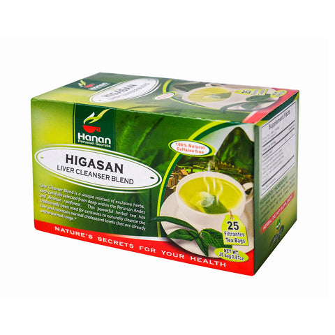 Liver Cleanser Blend Herbal Tea | Higasan | 25 Teabags