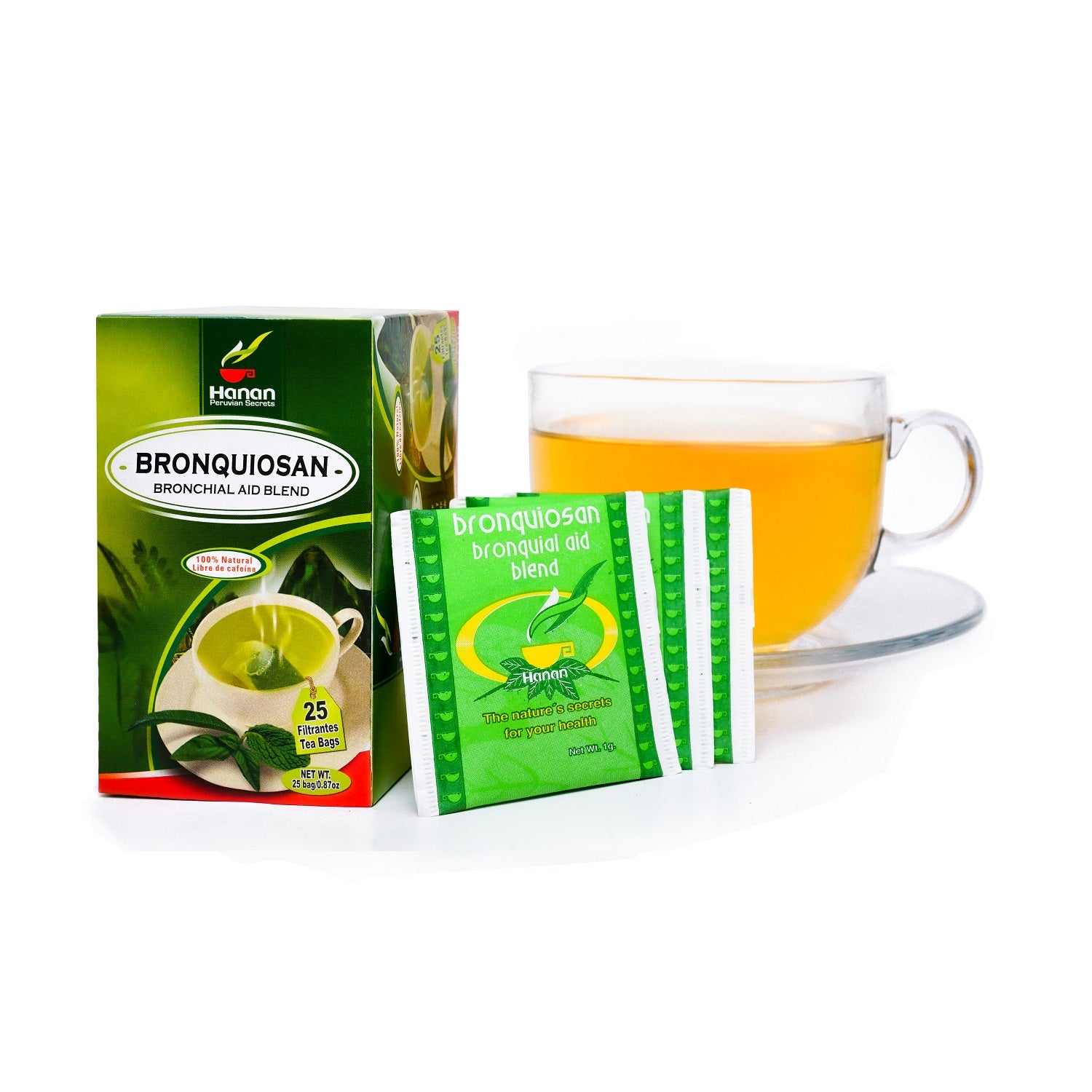 Bronchial Aid Blend Herbal Tea | Bronquiosan | 25 Teabags