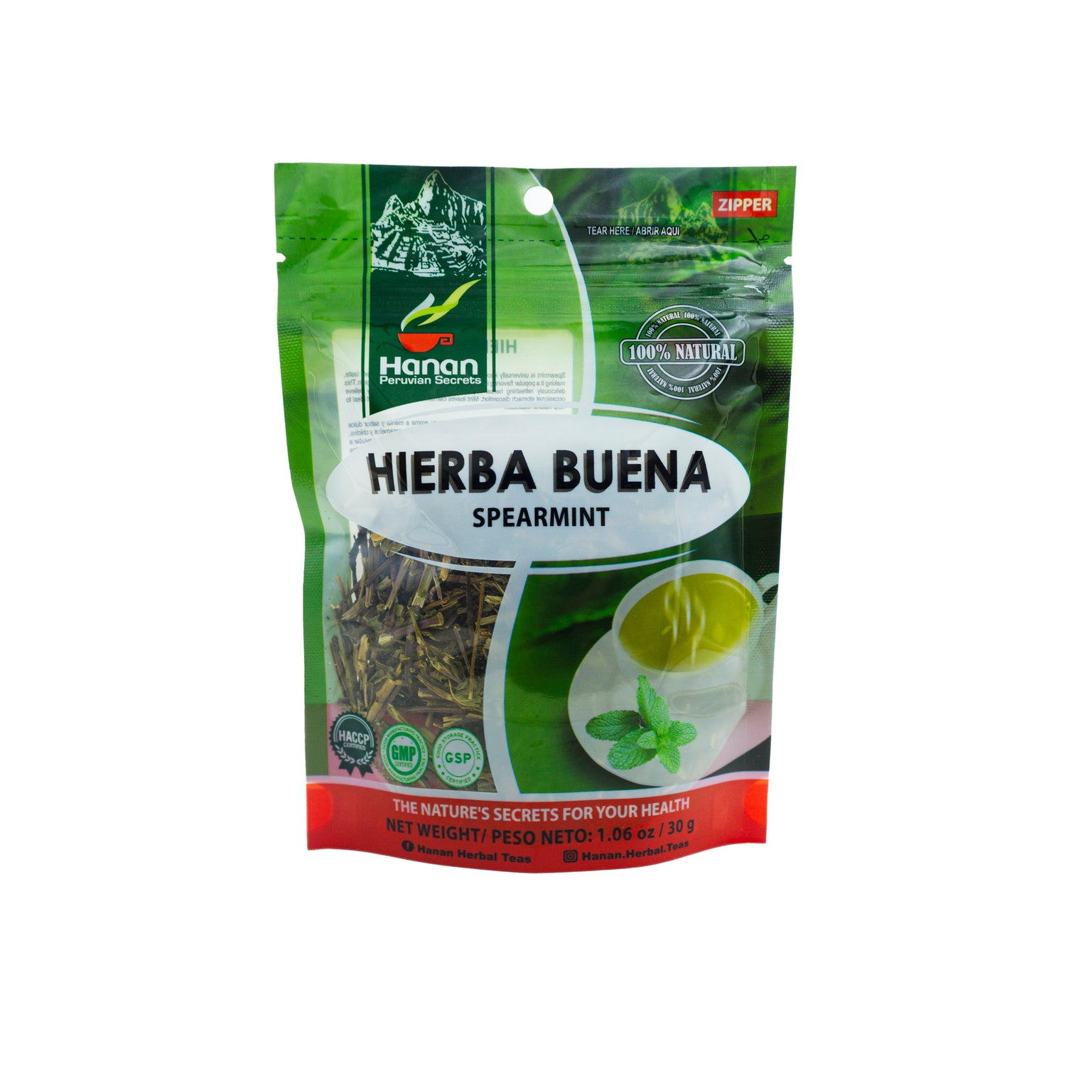 Hierba Buena | Spearmint Loose Leaf Tea | 1.06oz (30g)