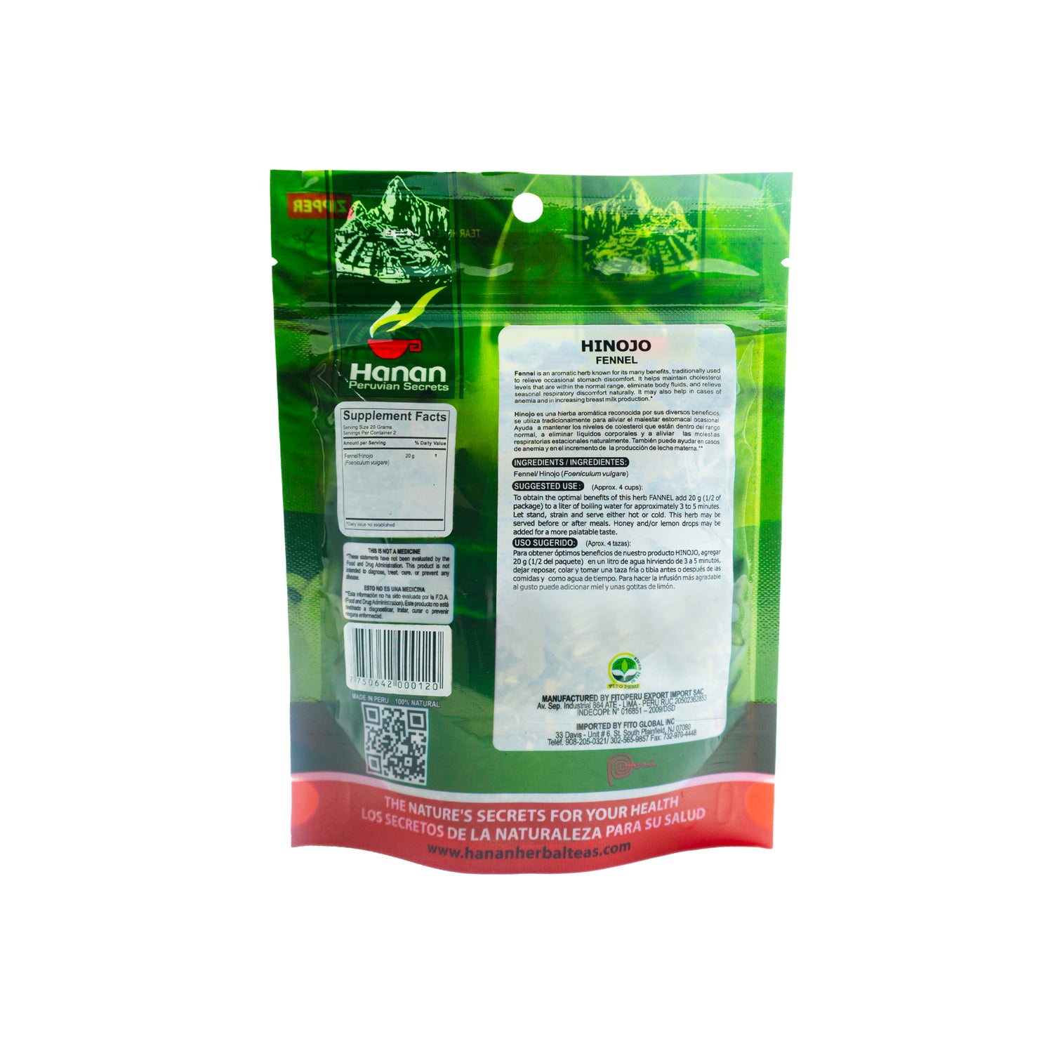 Hinojo | Fennel Loose Leaf Tea | 1.41oz (40g)