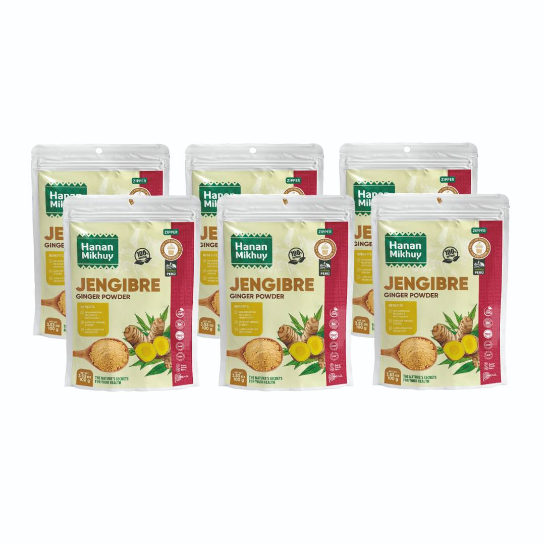 Hanan Mikhuy Ginger Powder | Jengibre (Kion) Molido | 3.5oz (100g)