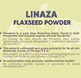 Hanan Mikhuy Flaxseed Powder | Linaza Molido Fiber & Omega | 3.5oz (100g)