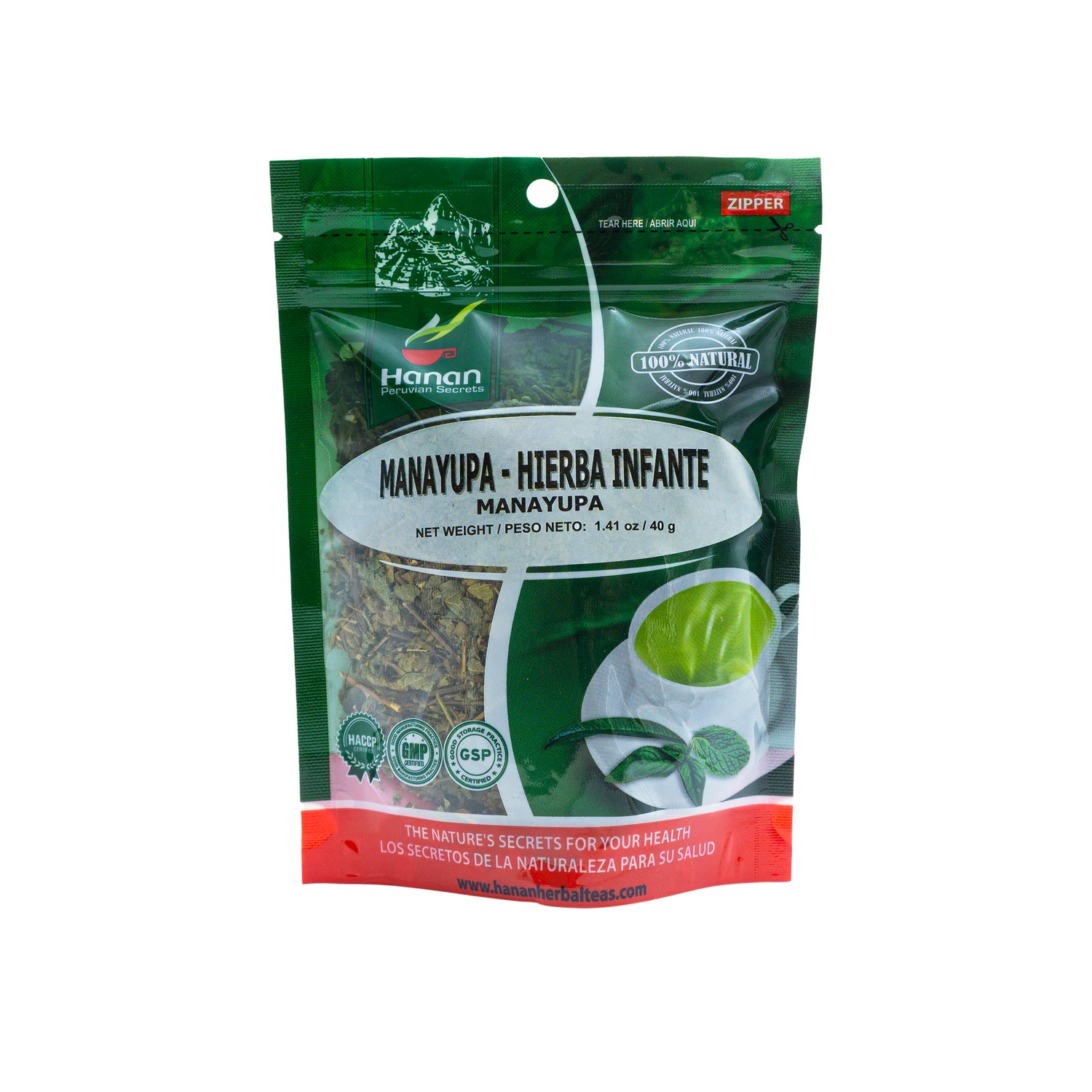 Manayupa - Hierba Infante Loose Leaf Tea | 1.41oz (40g)