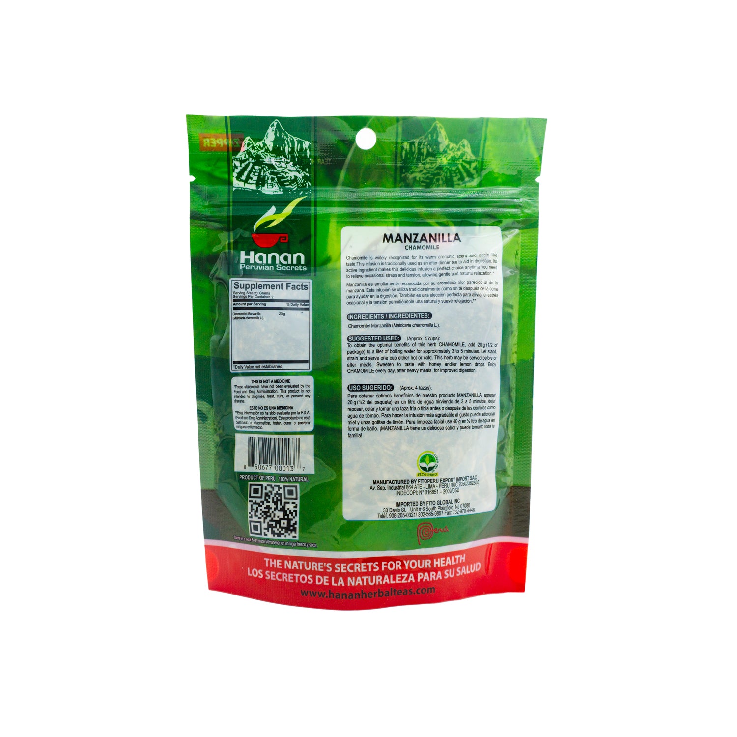 Manzanilla | Chamomille Loose Leaf Tea | 1.41oz (40g)