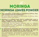 Hanan Mikhuy Moringa Oleifera Leaf Powder | Hojas de Moringa Molido | 3.5oz (100g)