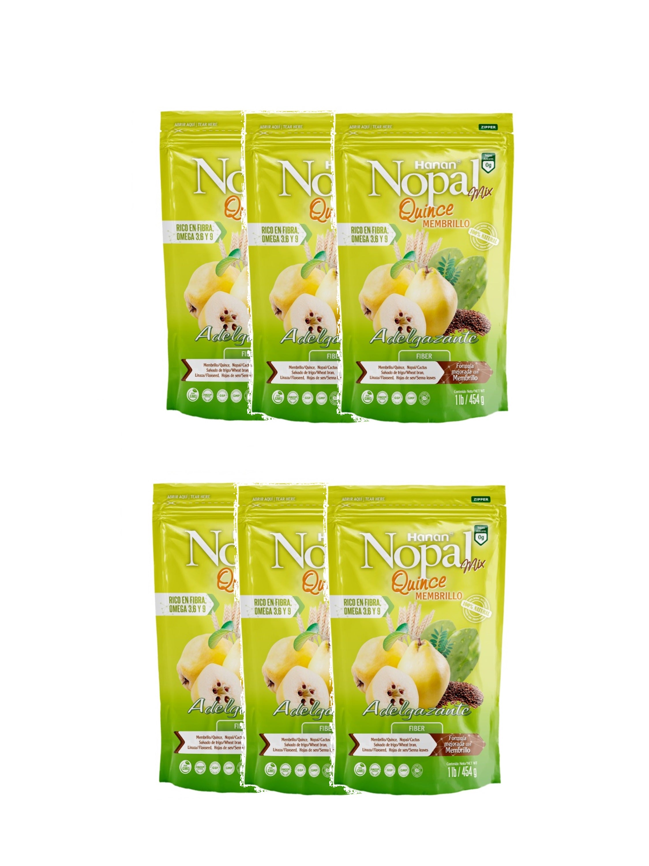 NOPALMIX QUINCE (Membrillo) | Weight Control Blend 100% Natural | 1Lb (454g)