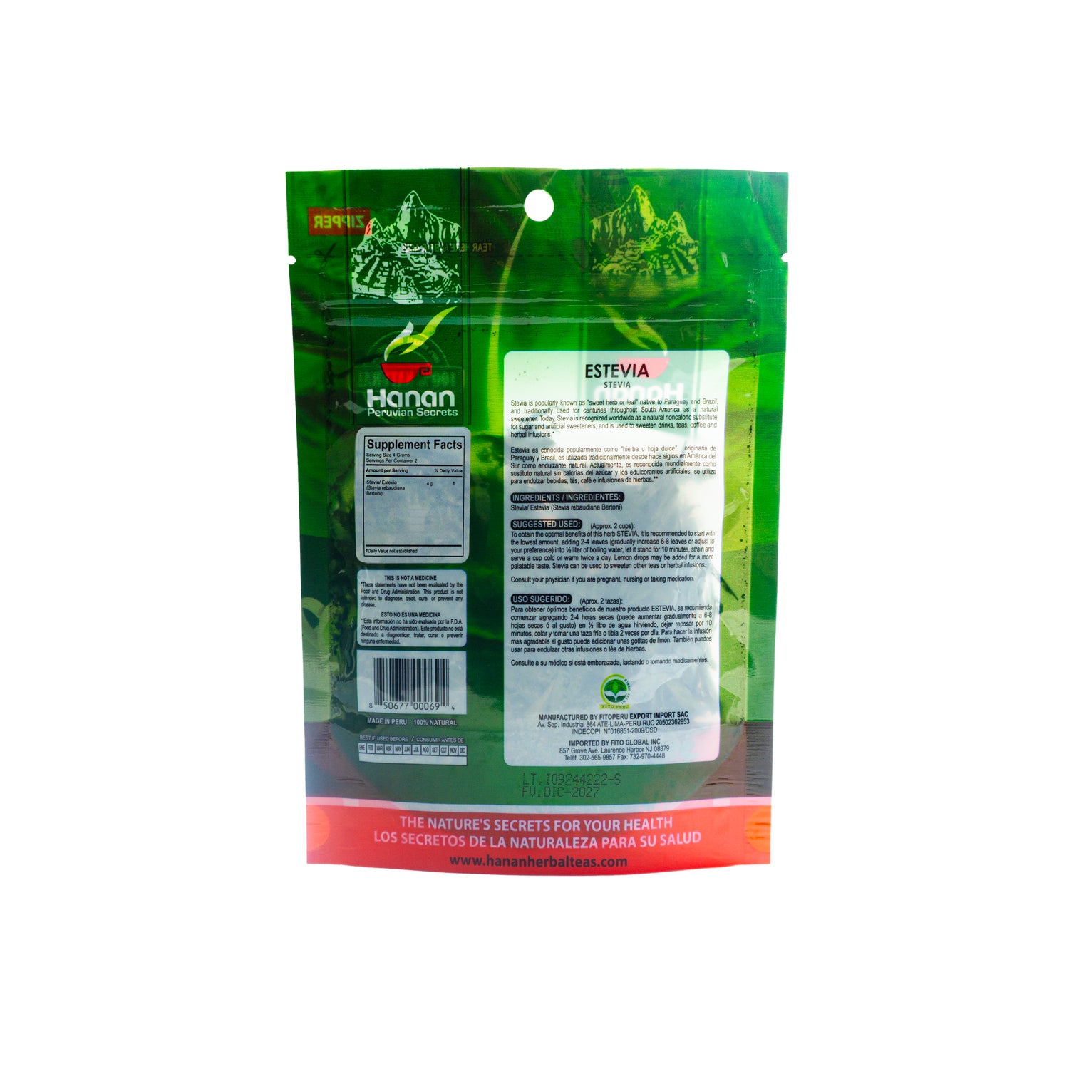 Estevia | Stevia Loose Leaf Tea | 0.32oz (9g)