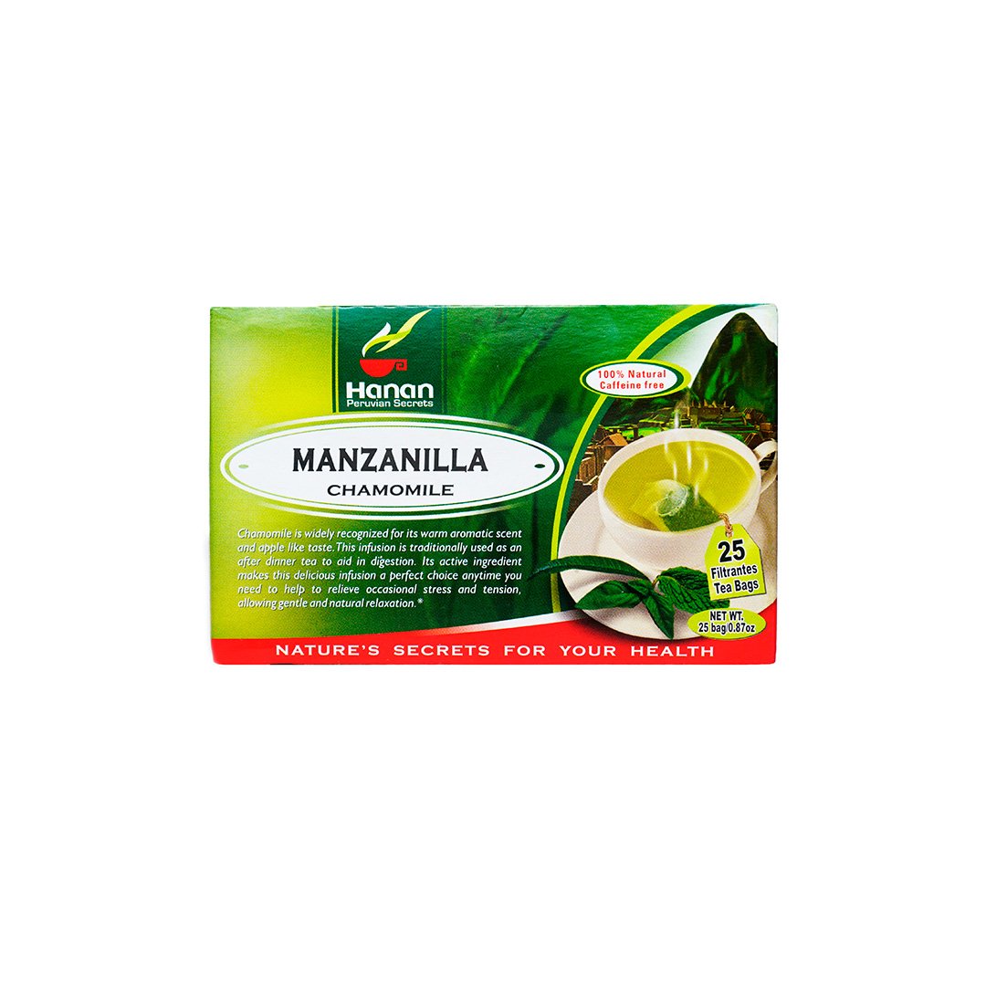 Chamomile Herbal Tea | Manzanilla | 25 Teabags