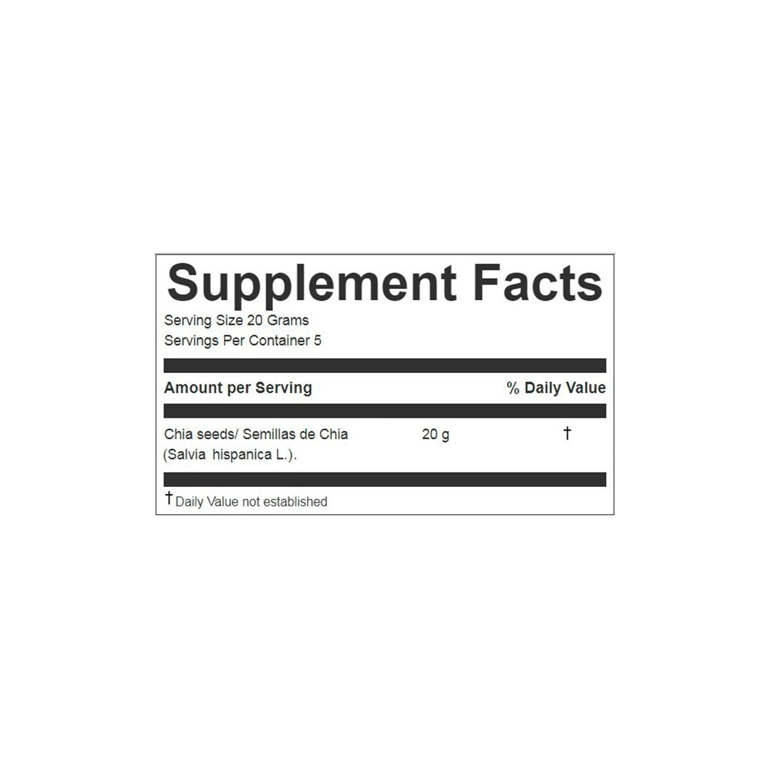 Chia Seed | Semillas de Chia | 3.5oz (100g)
