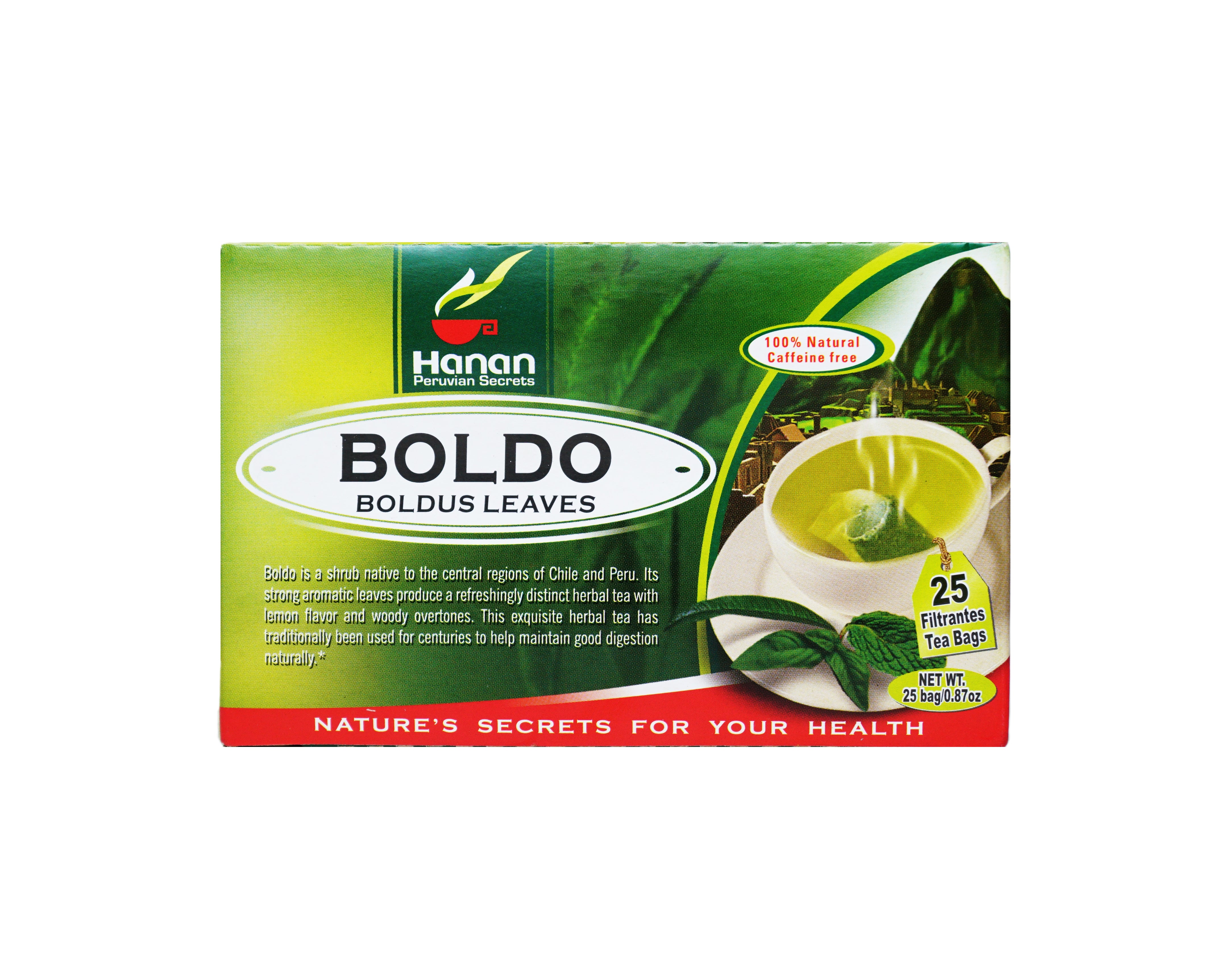Boldus Leaves Herbal Tea | Boldo | 25 Teabags