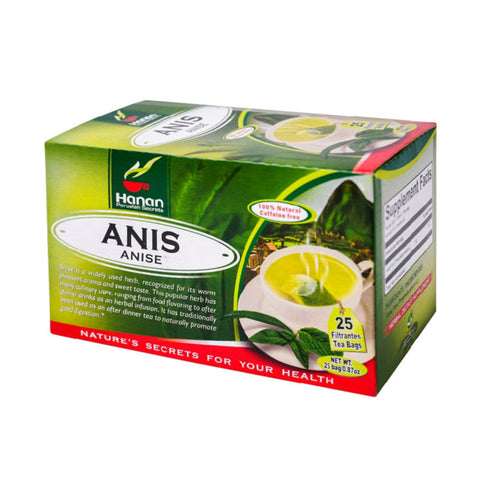 Anise Herbal Tea | Anis Plant | 25 Teabags