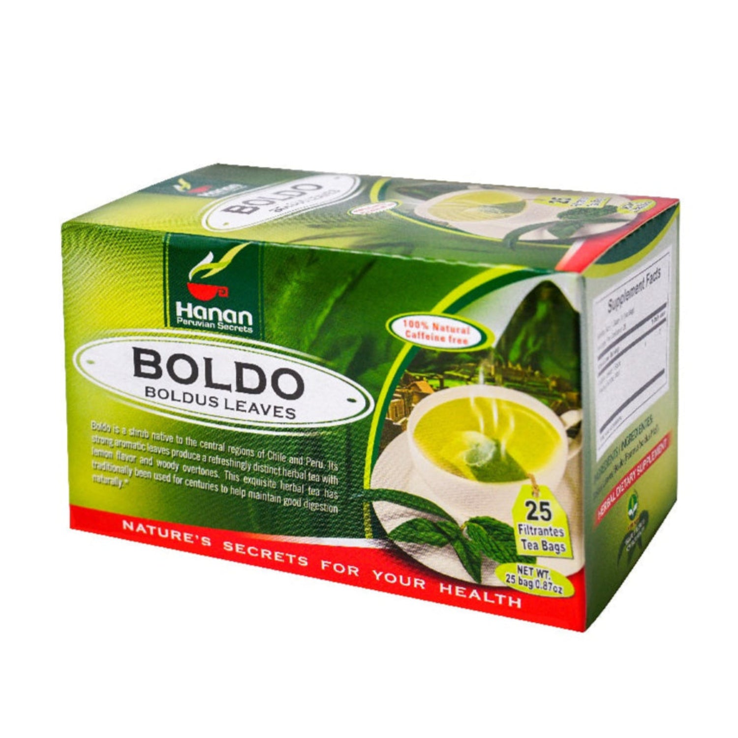 Boldus Leaves Herbal Tea | Boldo | 25 Teabags