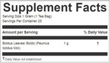 Boldus Leaves Herbal Tea | Boldo | 25 Teabags