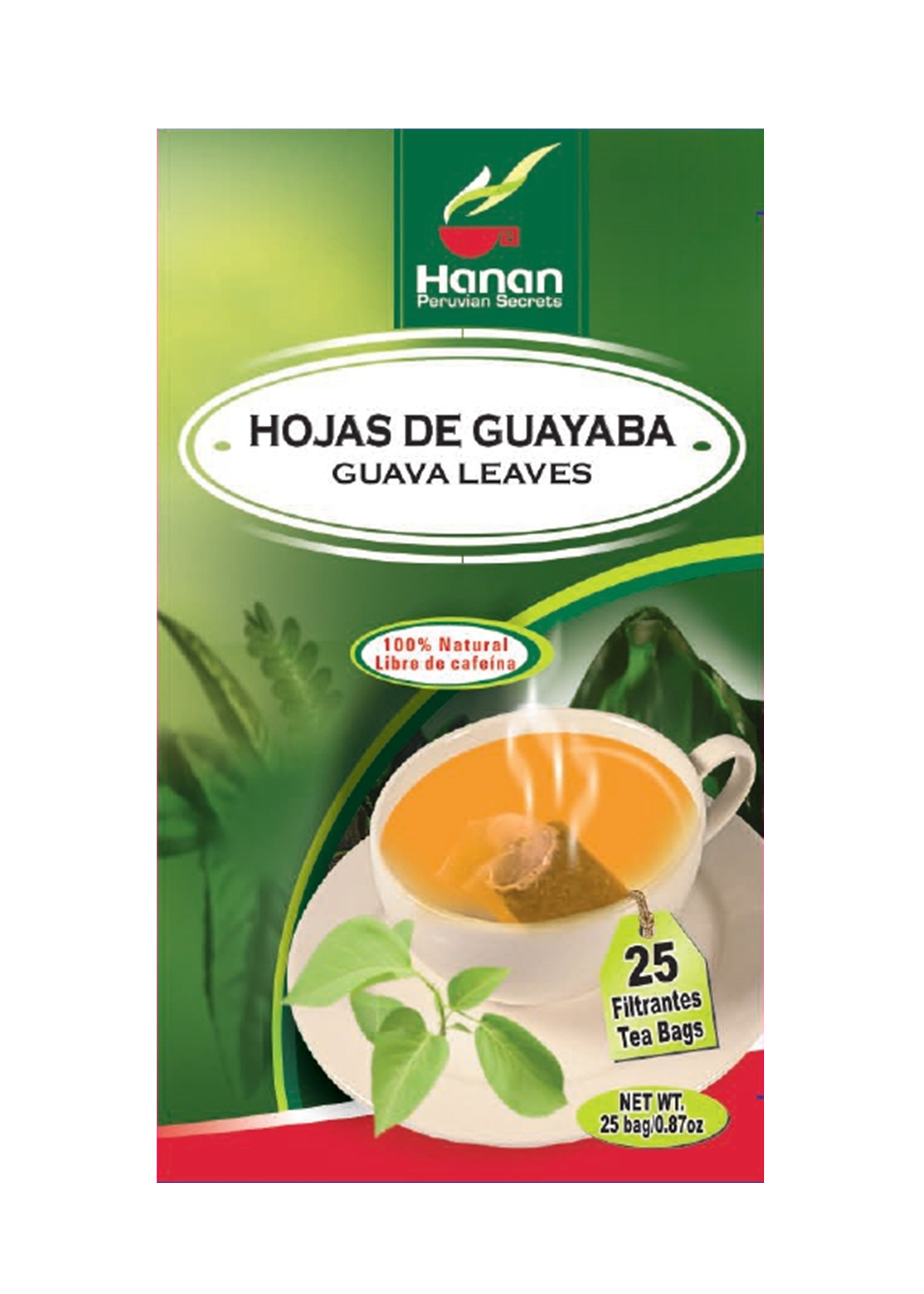 Guava Leaves Herbal Tea | Hojas De Guayaba | 25 Teabags