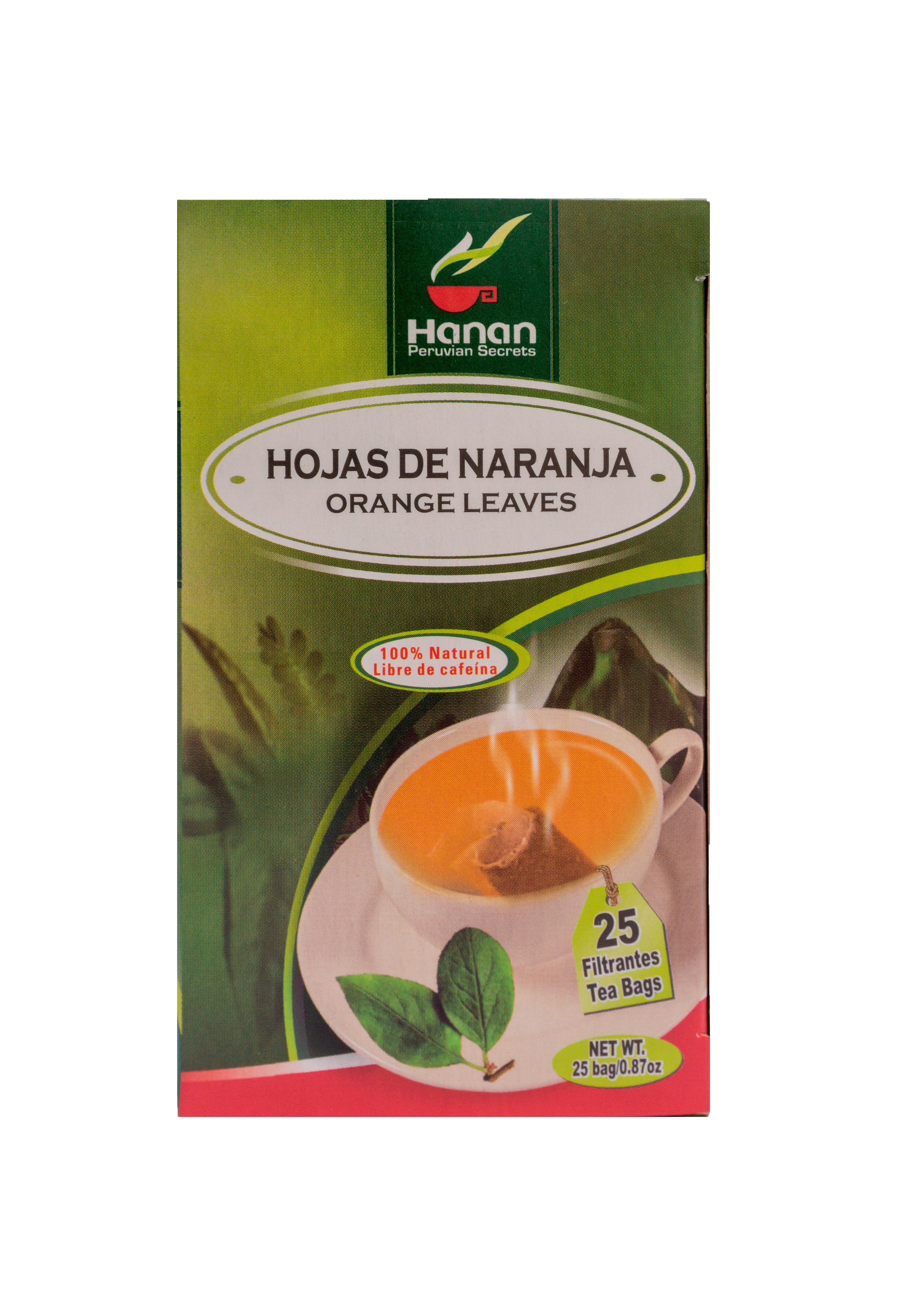 Orange Leaves Herbal Tea | Hojas de Naranja | 25 Teabags