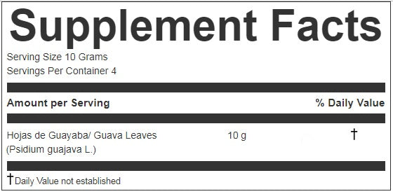 Hojas De Guayaba | Guava Loose Leaf Tea | 1.41oz (40g)