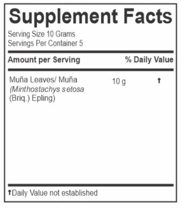 Muña | Andean Mint Loose Leaf Tea | 1.76oz (50g)