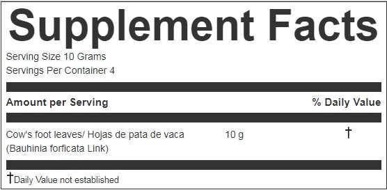 Pata de Vaca | Cow’s Foot Loose Leaf Tea | 1.41oz (40g)