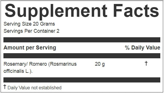 Romero | Rosemary Loose Leaf Tea | 1.41oz (40g)