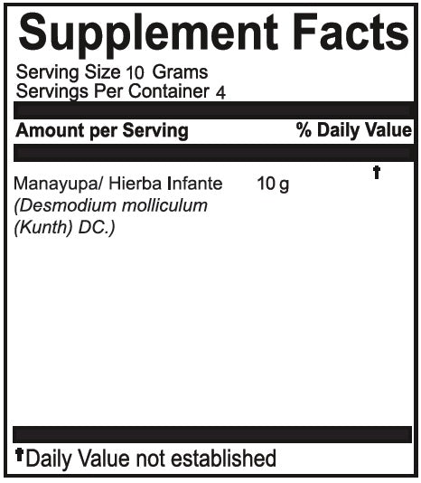 Manayupa - Hierba Infante Loose Leaf Tea | 1.41oz (40g)