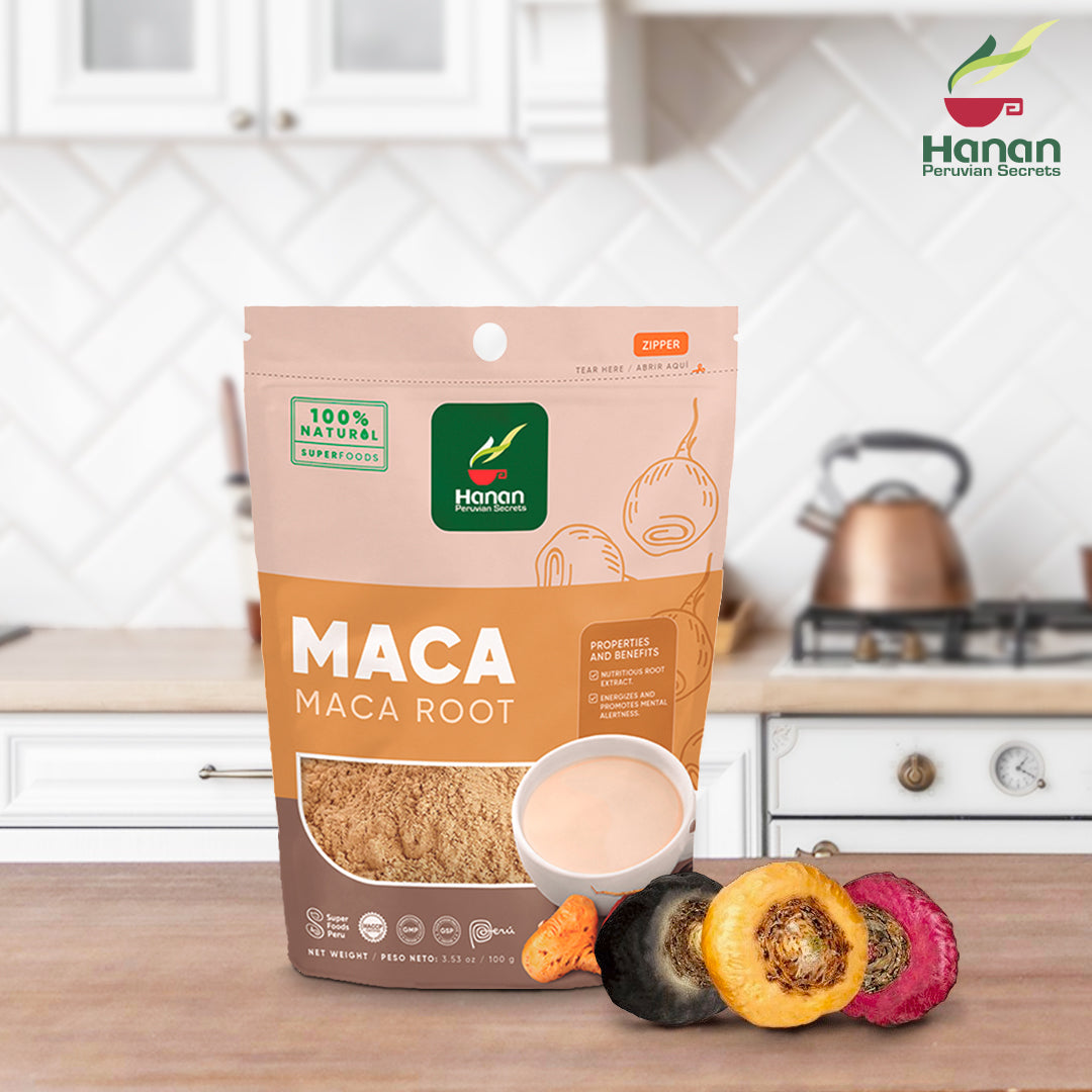Maca Peru FitLight Superfood Root Powder Tri-Color Black Red & Yellow | 3.5oz (100g)