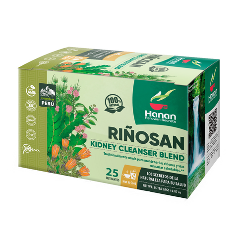 Kidney Cleanser Aid Blend Herbal Tea | Riñosan | 25 Teabags
