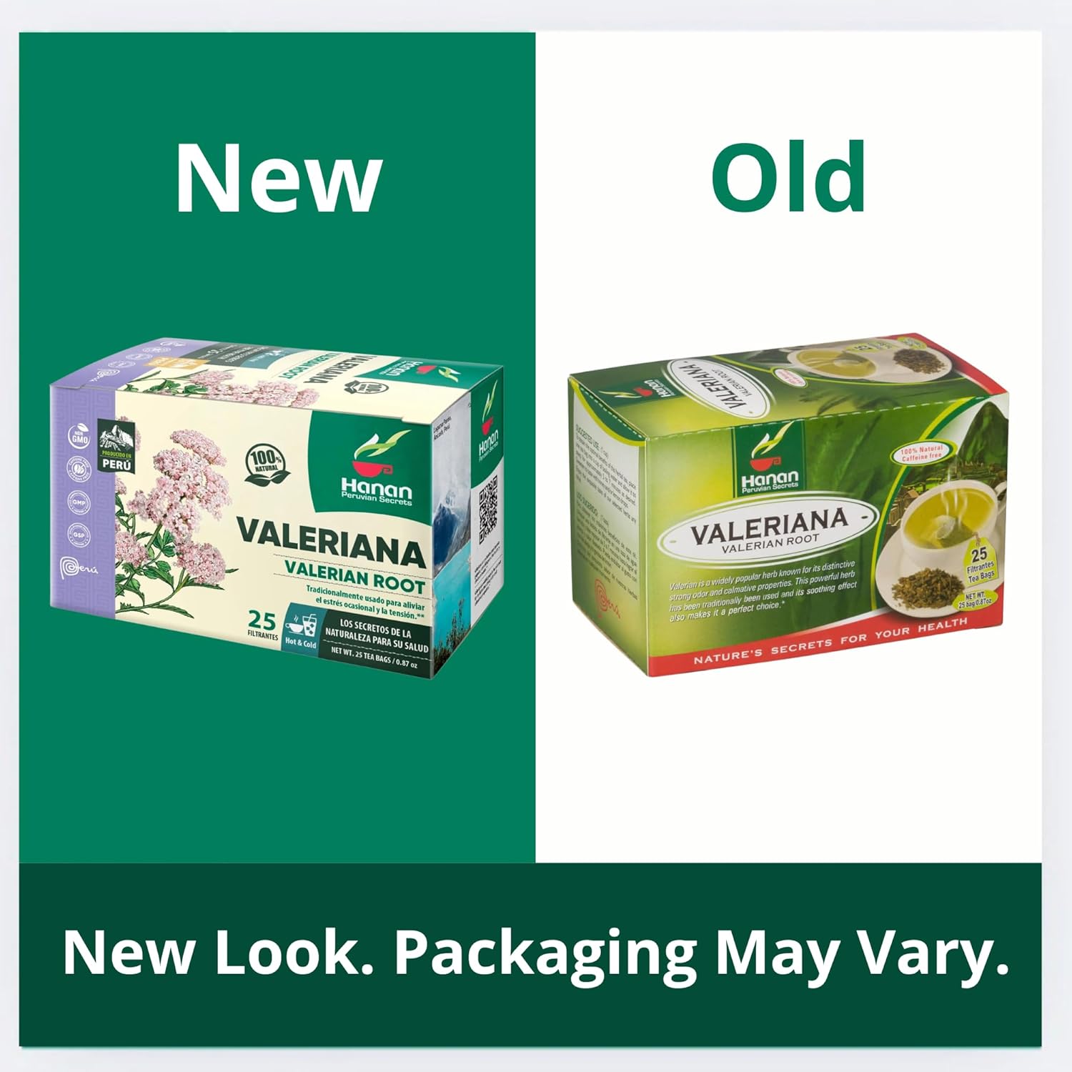 Valerian Root Herbal Tea | Valeriana | 25 Teabags