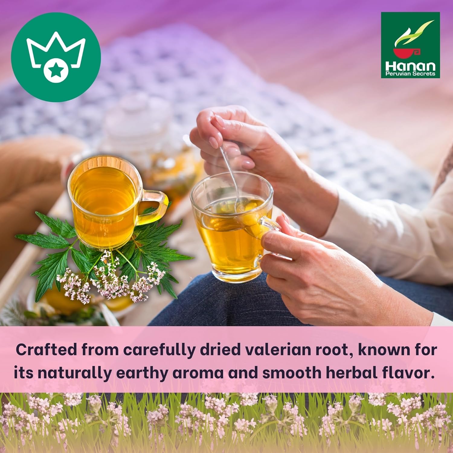 Valerian Root Herbal Tea | Valeriana | 25 Teabags