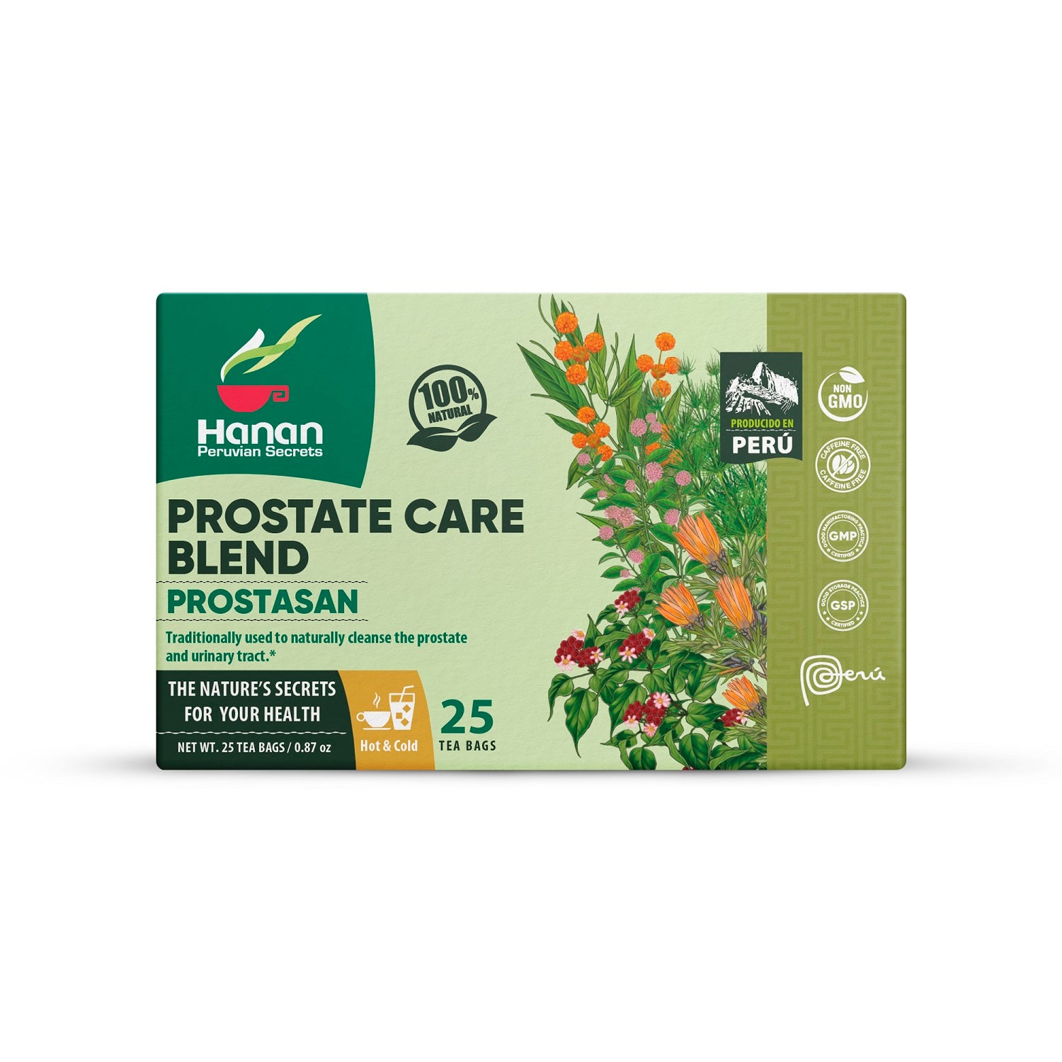 Prostate Care Blend Herbal Tea | Prostasan | 25 Teabags