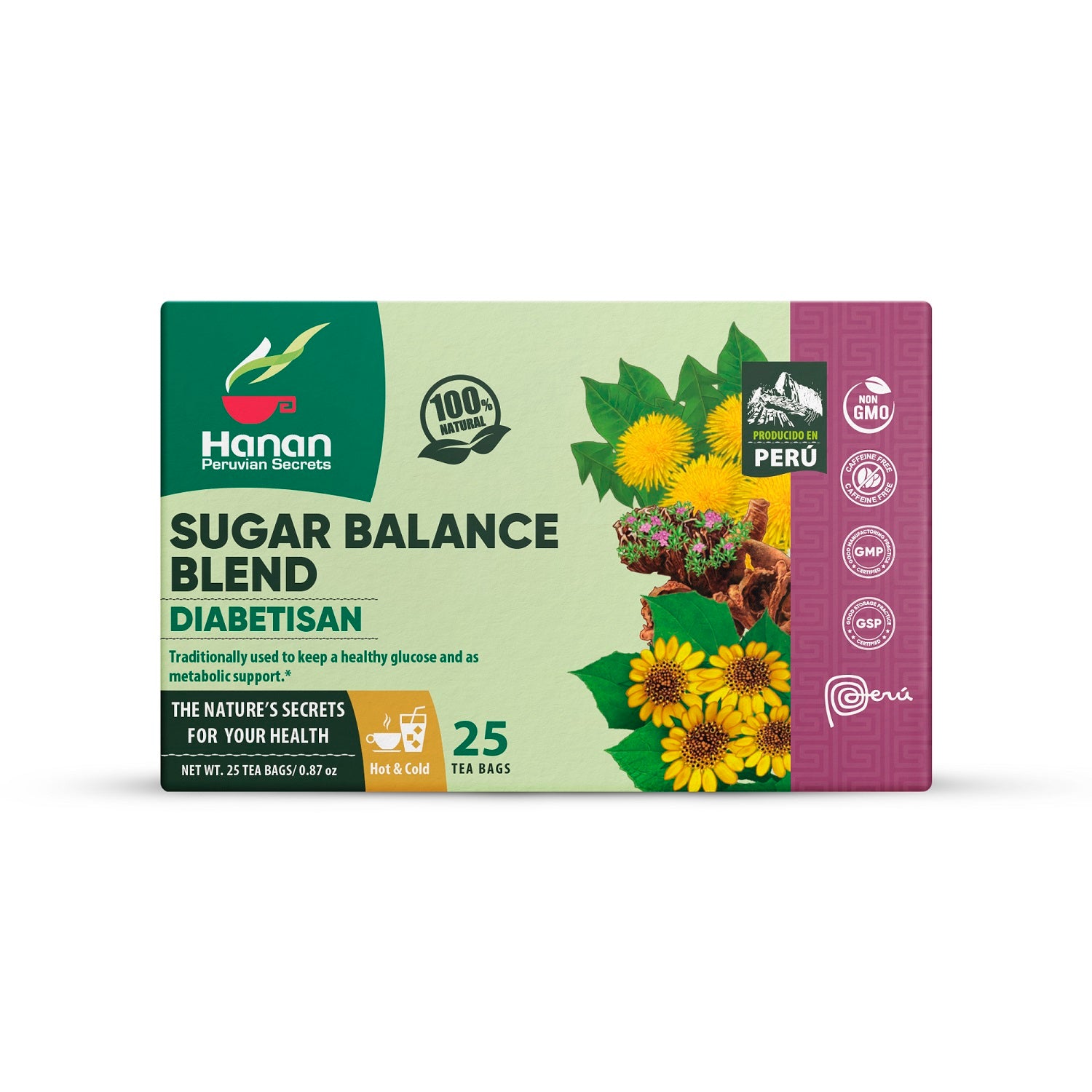 Sugar Balance Blend Herbal Tea | Diabetisan | 25 Teabags