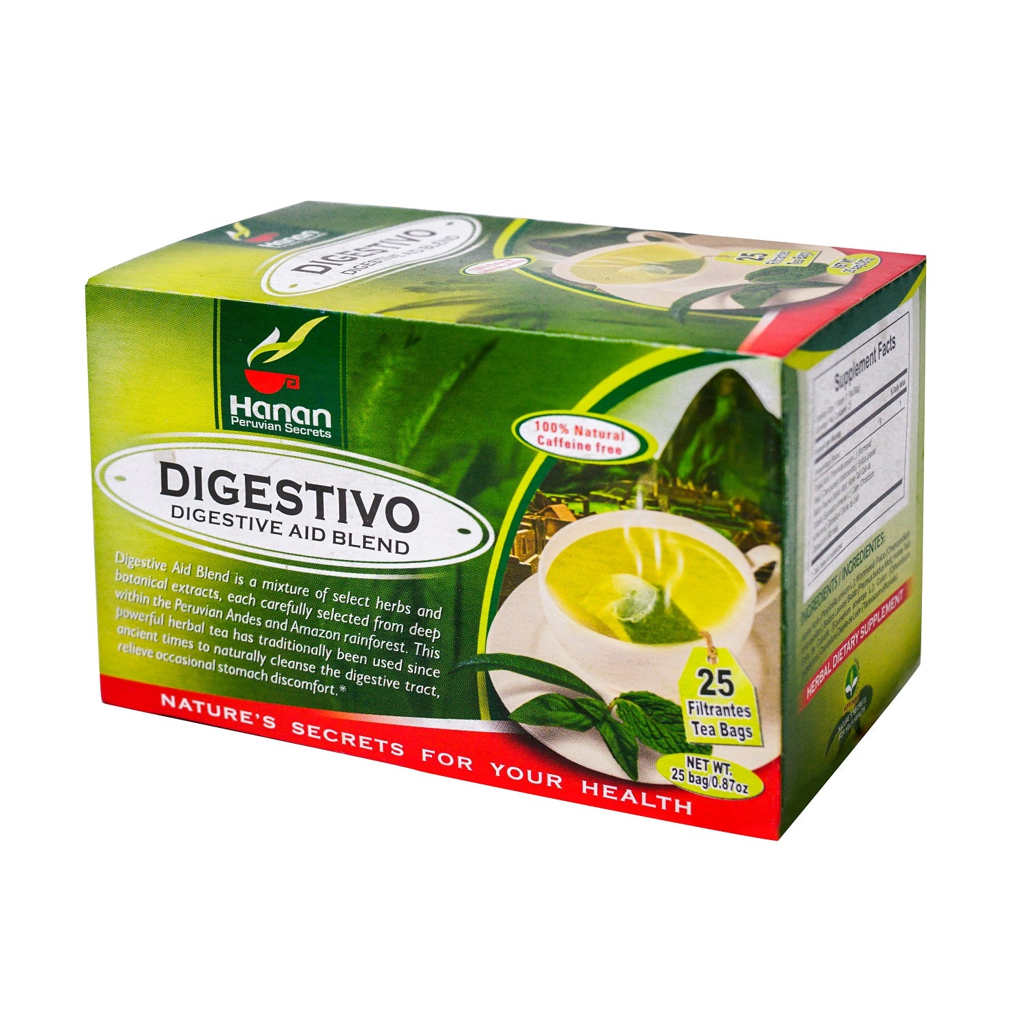 Digestive Aid Blend Herbal Tea | Digestivo | 25 Teabags