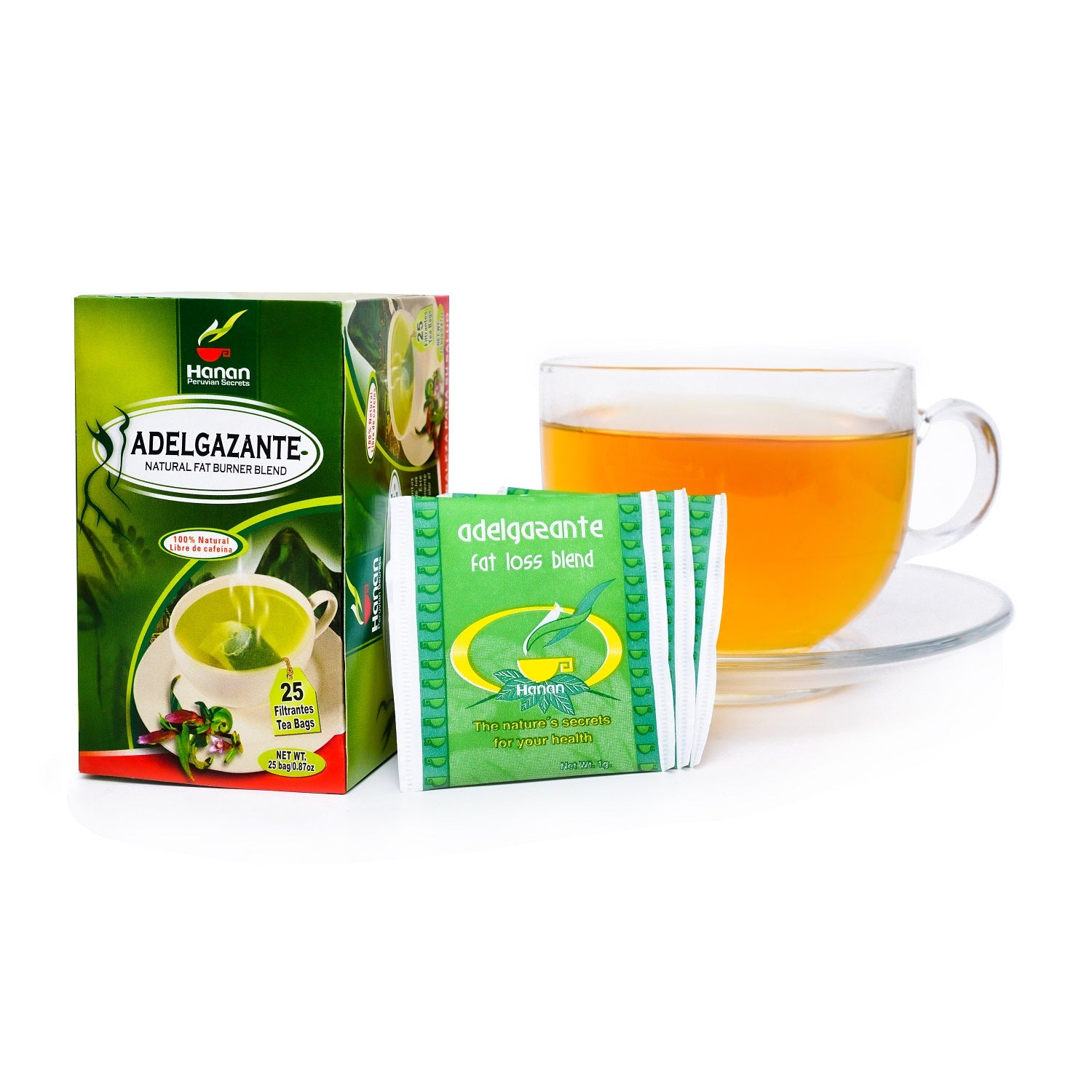 Natural Fat Burner Blend Herbal Tea | Adelgazante | 25 Teabags
