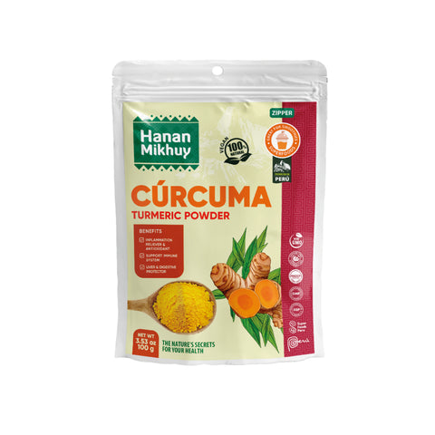 Hanan Mikhuy Turmeric Powder | Curcuma Molido | 3.5oz (100g)