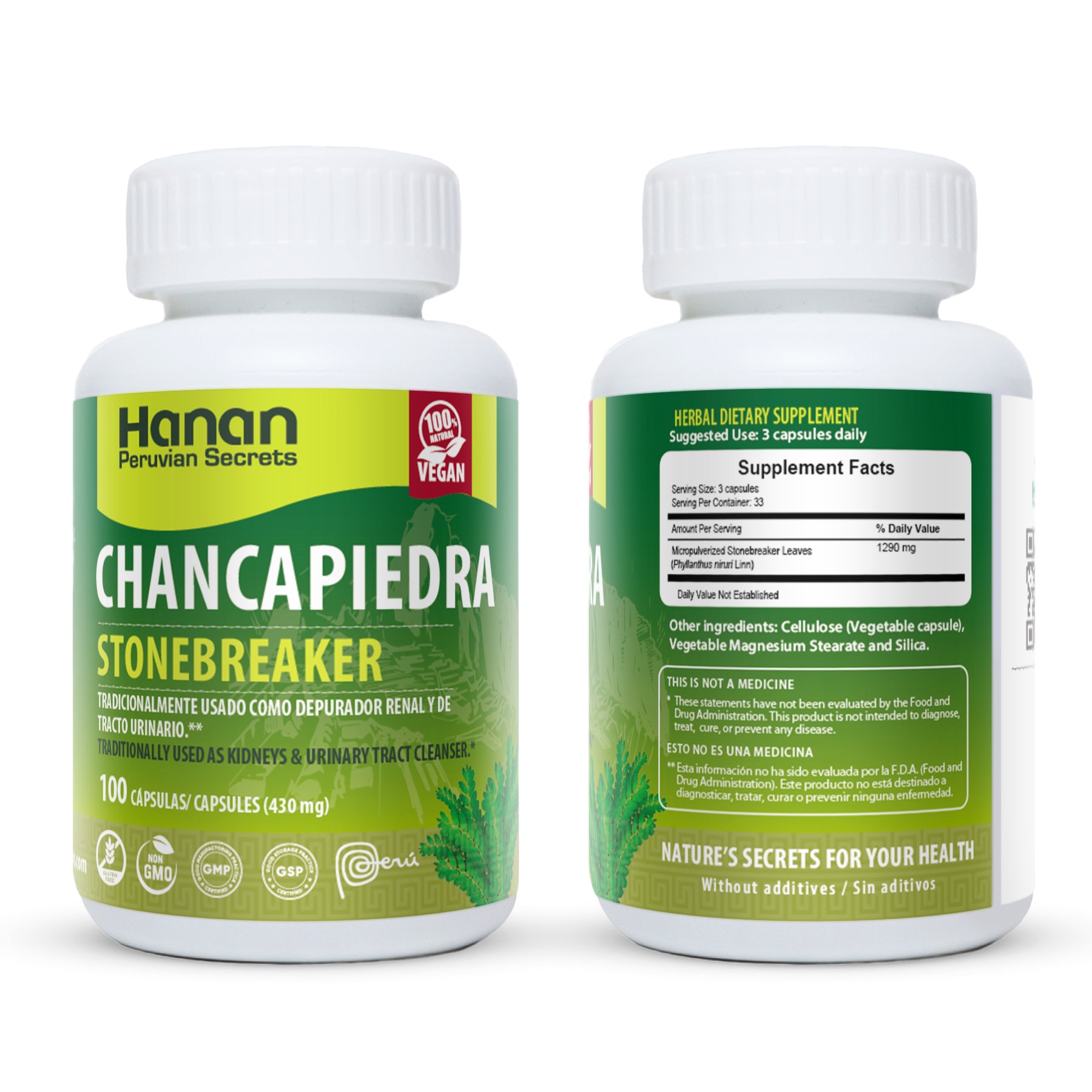 Stonebreaker | Chancapiedra | 100 Capsules