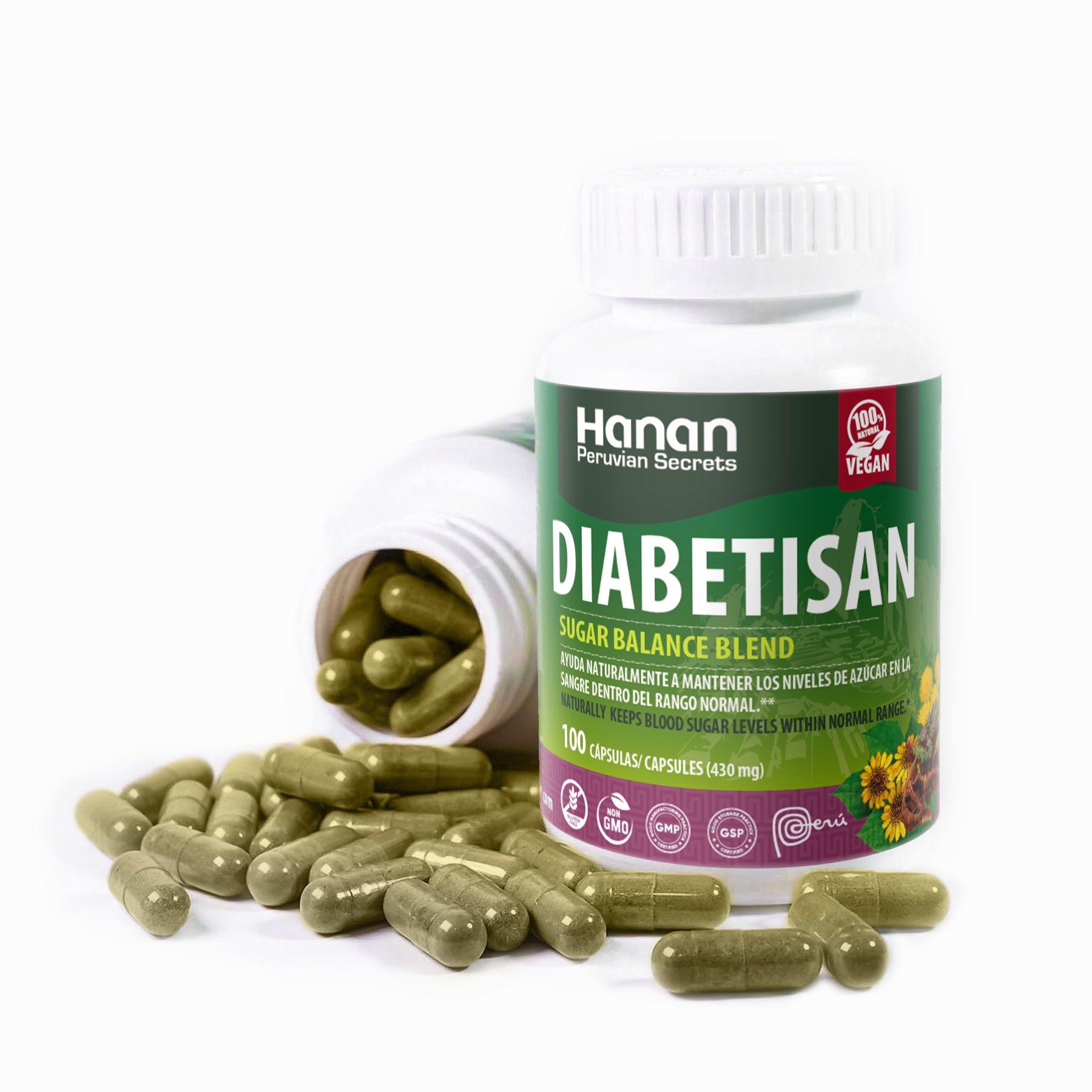 Sugar Balance Blend | Diabetisan | 100 Capsules