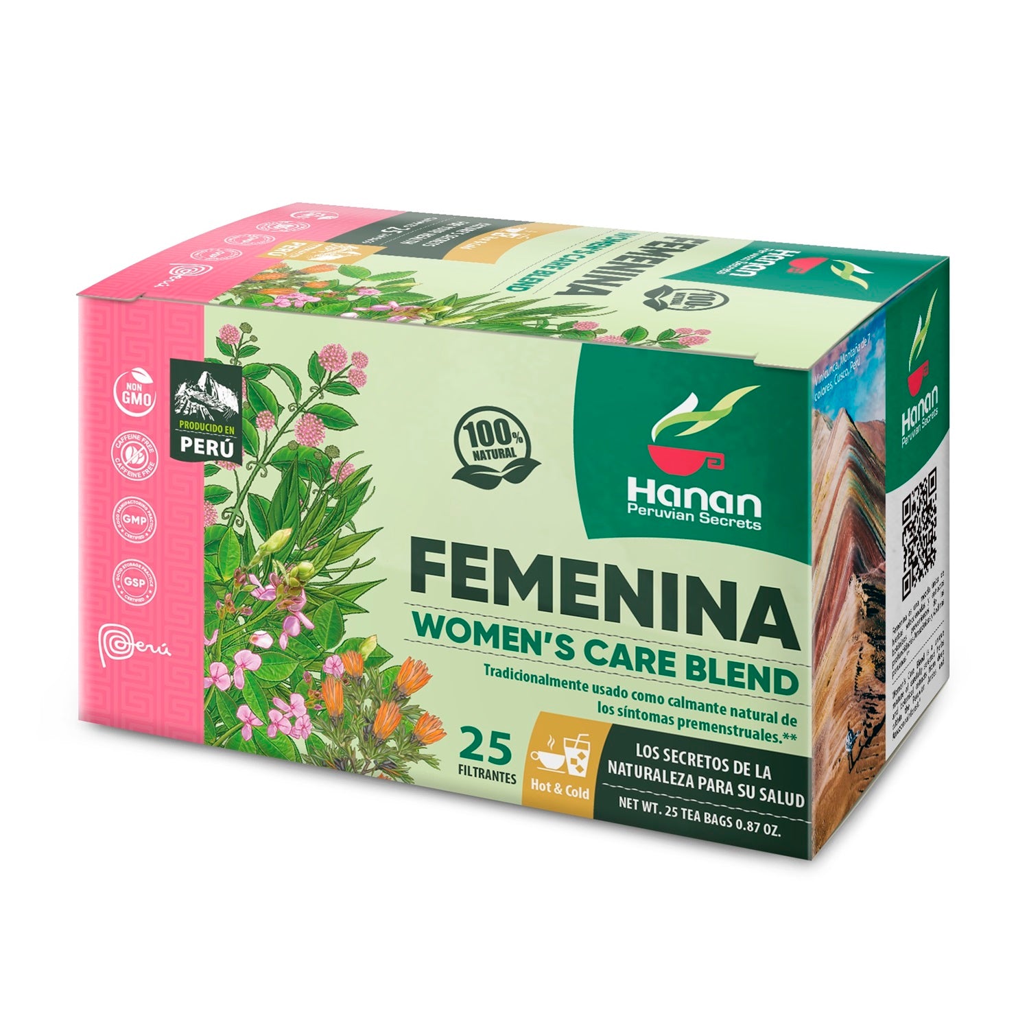 Women’s Care Blend Herbal Tea | Enfermedad De La Mujer | 25 Teabags