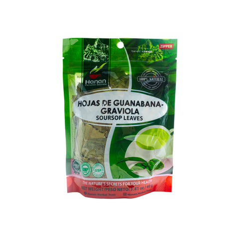 Hojas De Guanabana - Graviola  | Soursop Loose Leaf Tea | 1.41oz (40g)