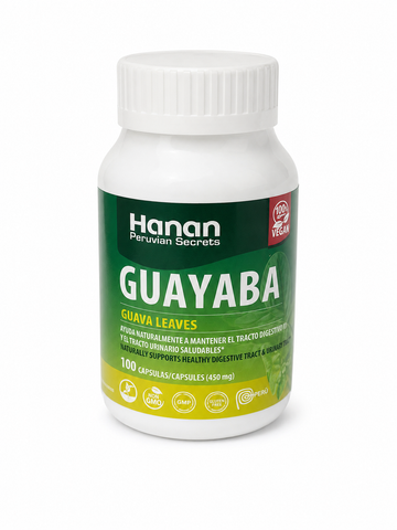 Hanan Peruvian Secrets Hojas De Guayaba | 100 Capsules