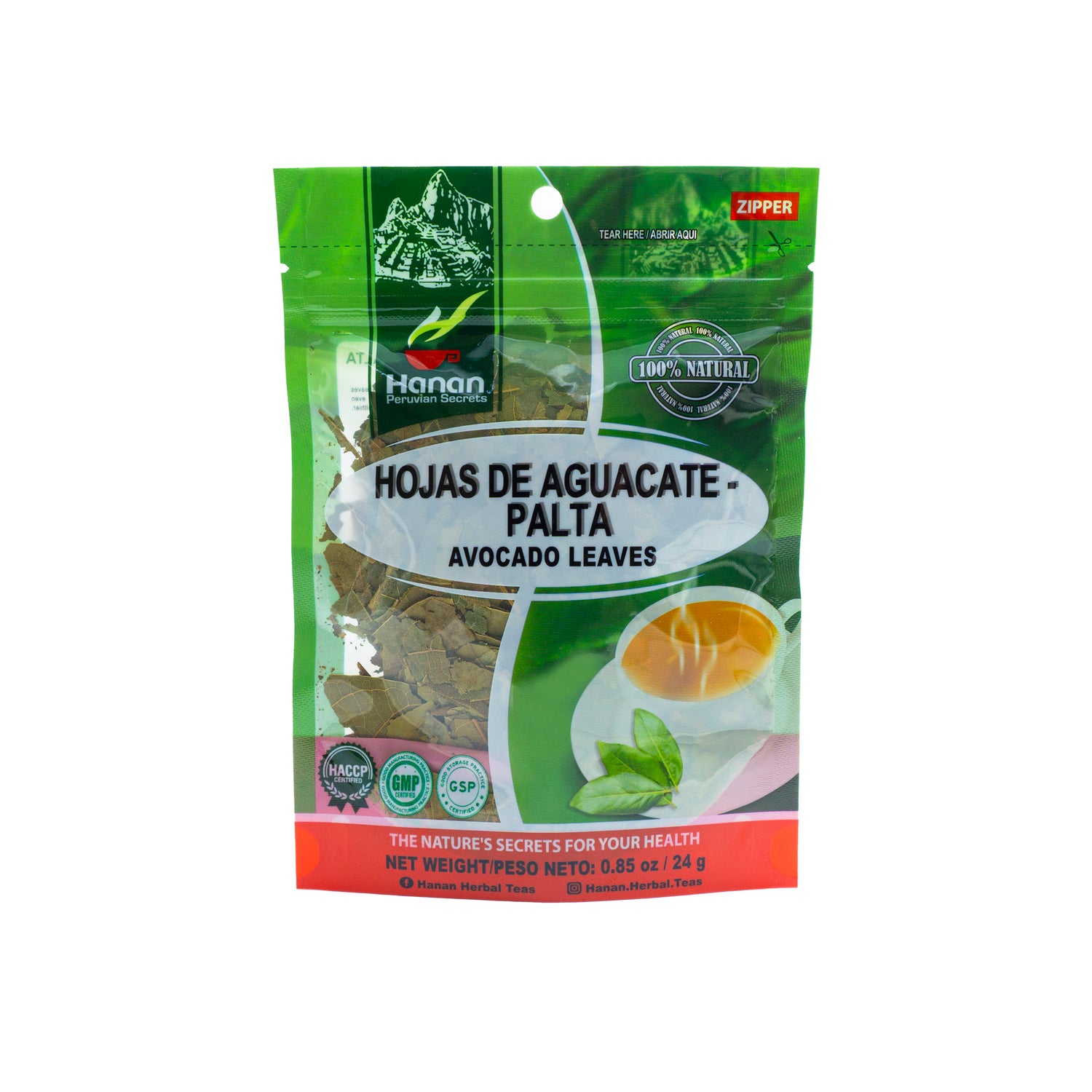 Hojas de Aguacate - Palta | Avocado Loose Leaf Tea | 0.85oz (24g)