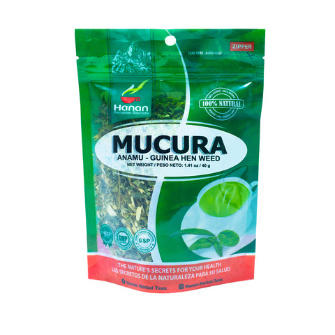 Guinea Hen Weed Loose (Mucura-Anamu) Leaf Tea | 100% All-Natural Petiveria alliacea Leaves from Peru | 1.41oz (40g)