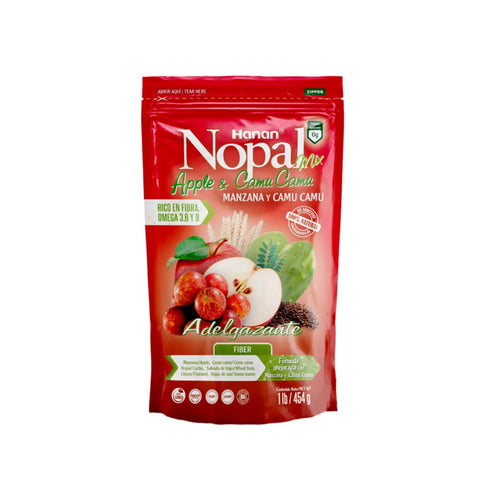 NOPALMIX Manzana con Camu Camu | Apple with Camu Camu Mix | Weight Control Blend 100% Natural | 1Lb (454g)