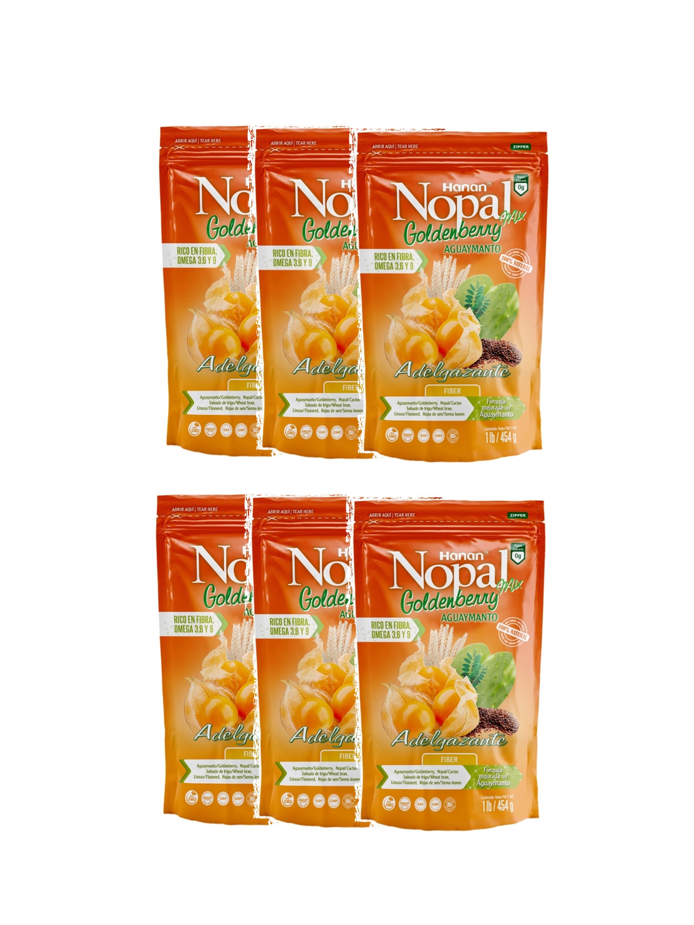 NOPALMIX GOLDENBERRY (Aguaymanto) | Weight Control | 100% Natural High Fiber Blend | 1Lb (454g)