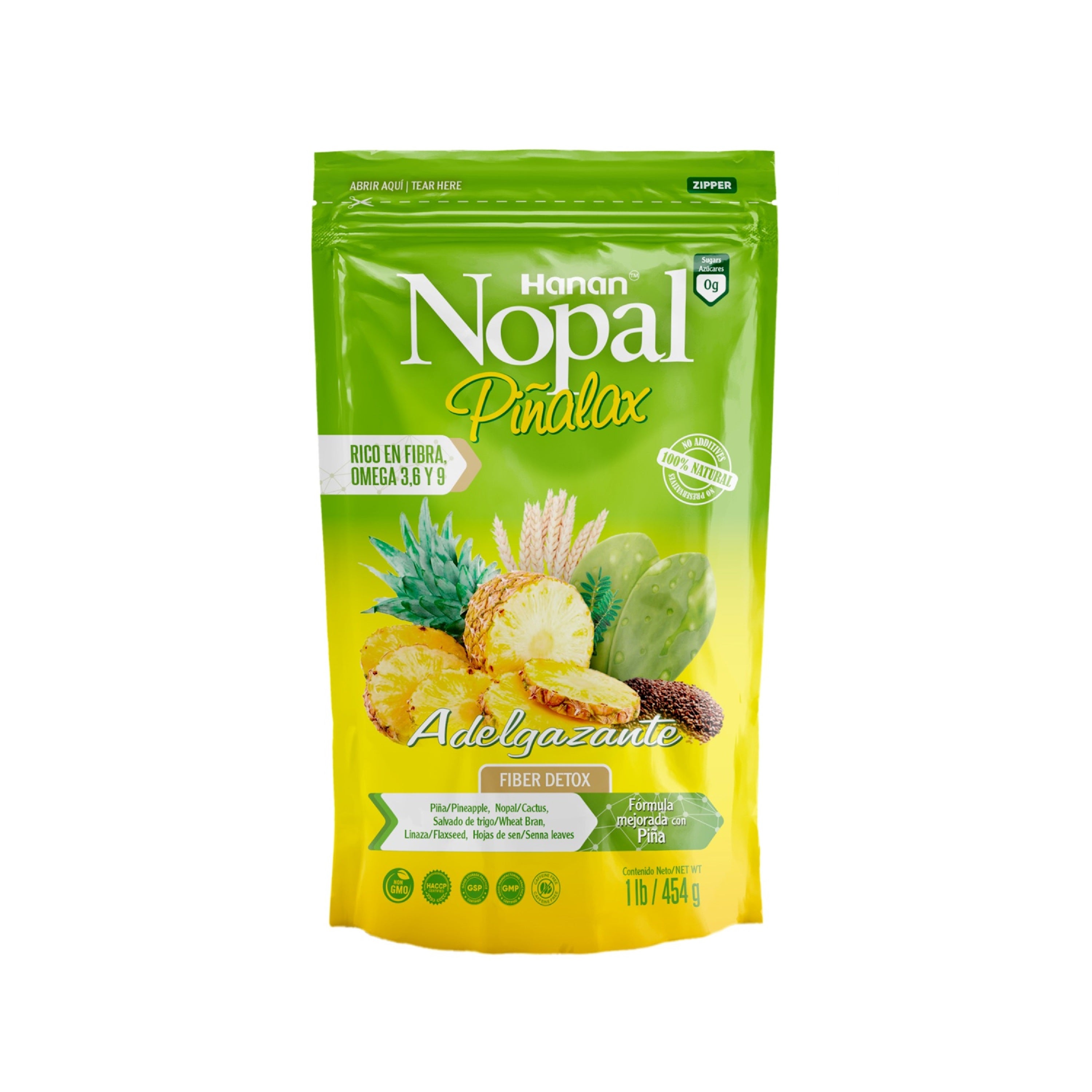 NOPAL PINALAX | 100% Natural High Fiber Blend Weight Control | 1Lb (454g)