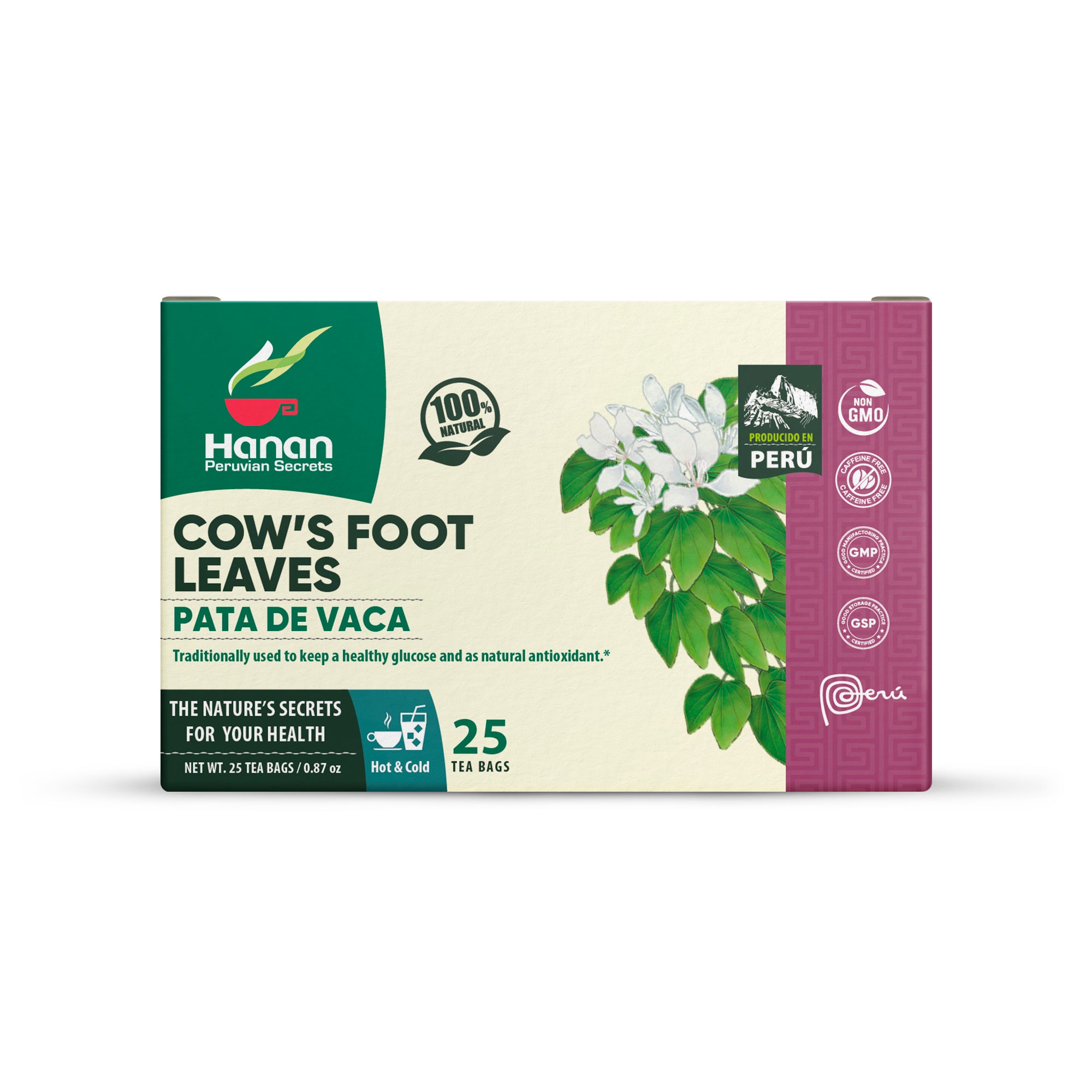 Cow’s Foot Leaves Herbal Tea | Pata de Vaca | 25 Teabags