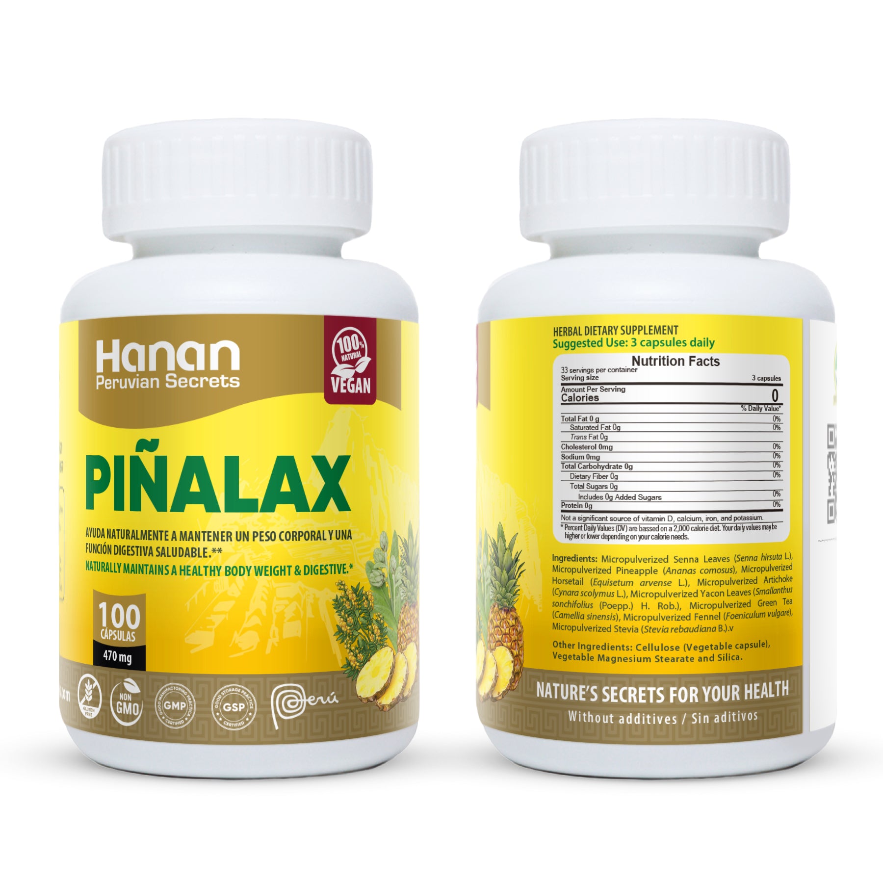 Piñalax | 100 Capsules