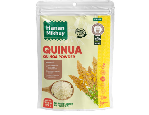 Hanan Mikhuy Quinoa Powder | Great for Smoothies, Baking, Soups, Pancakes | 3.5oz (100g)