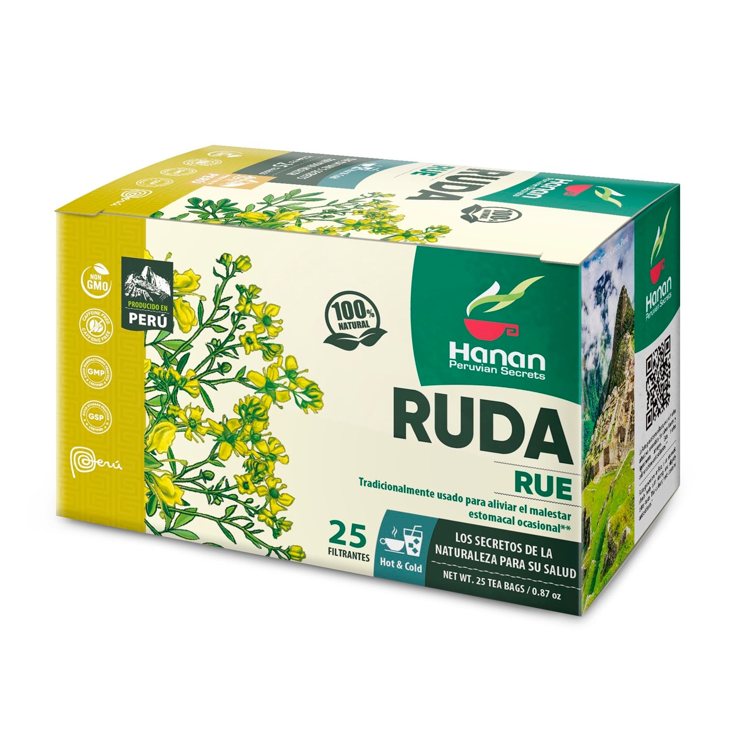 Rue Herbal Tea | Te de Ruda | 25 Teabags