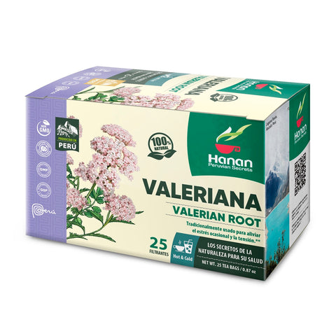 Valerian Root Herbal Tea | Valeriana | 25 Teabags