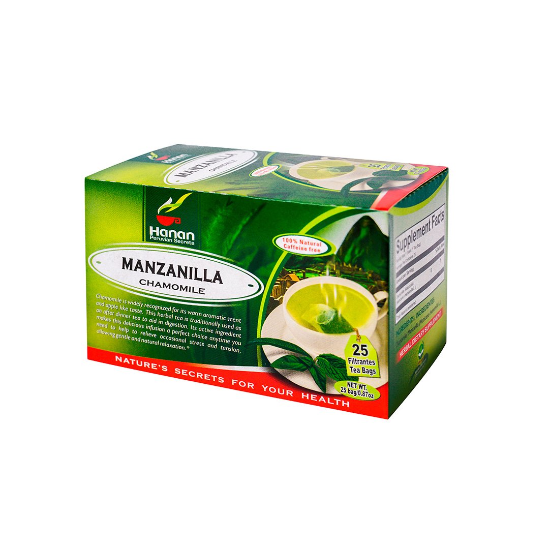 Chamomile Herbal Tea | Manzanilla | 25 Teabags