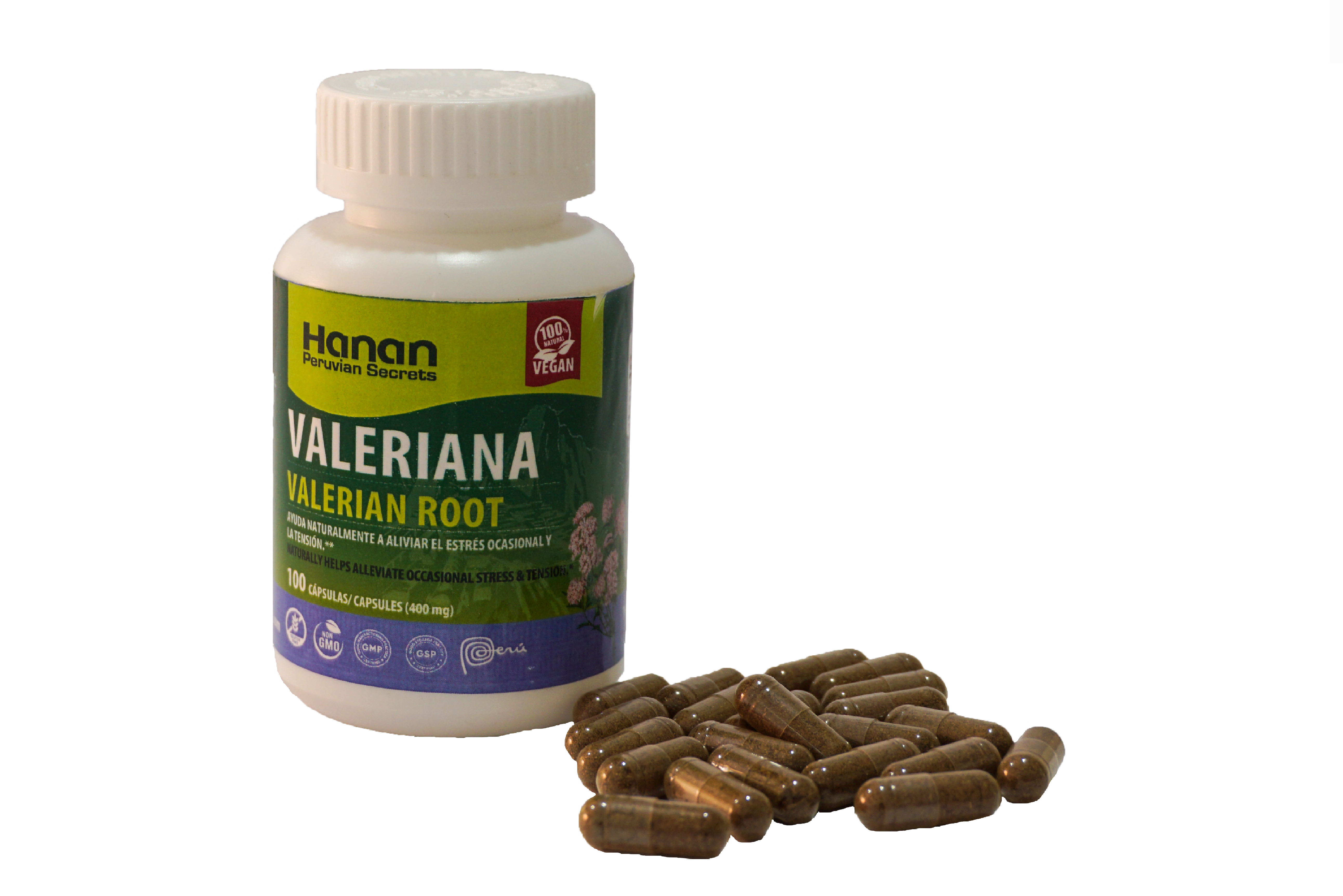 Valerian Root | Valeriana | 100 Capsules